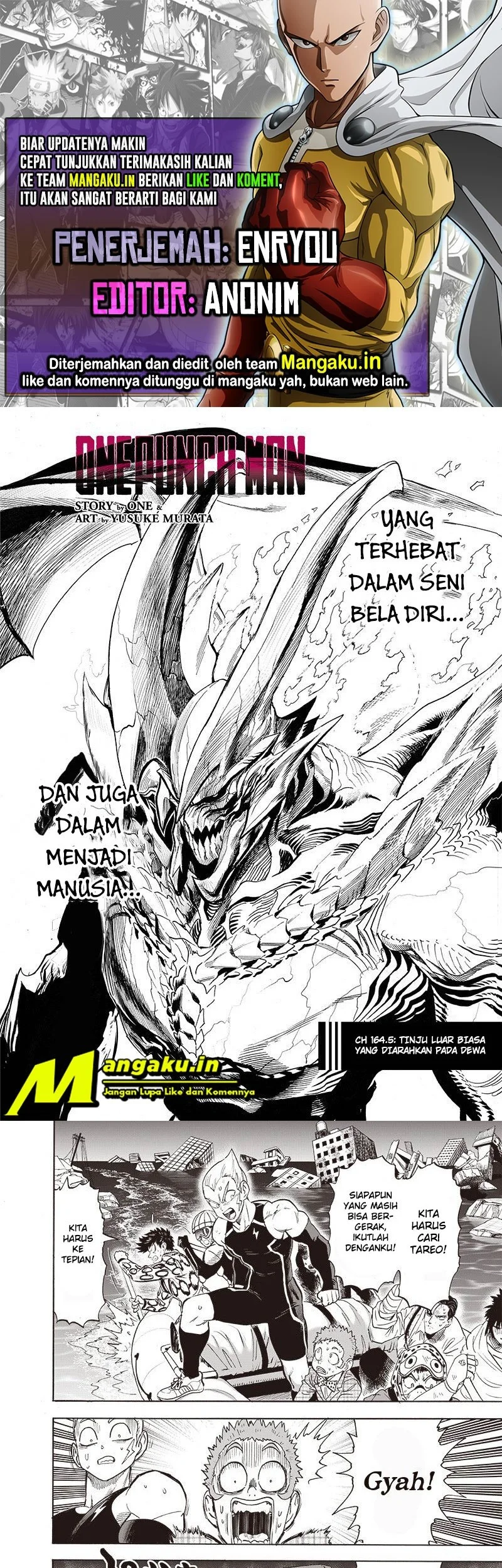 Komik One Punch Man Chapter 212.5 gambar 1