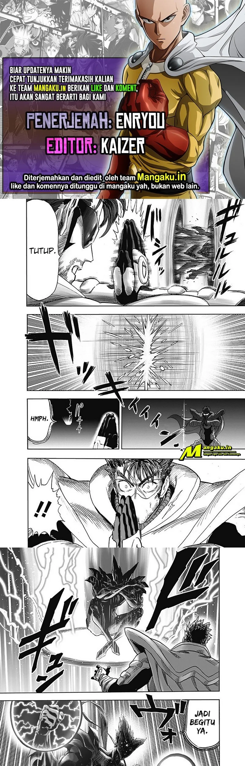 Komik One Punch Man Chapter 214.2 gambar 1