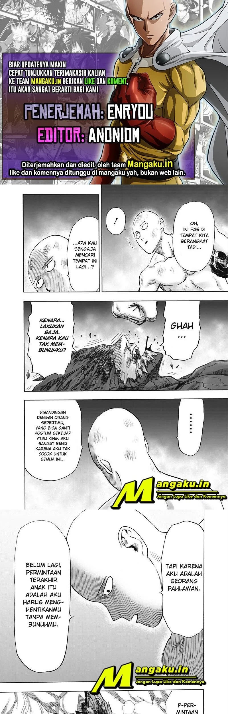 Komik One Punch Man Chapter 216.2 gambar 1