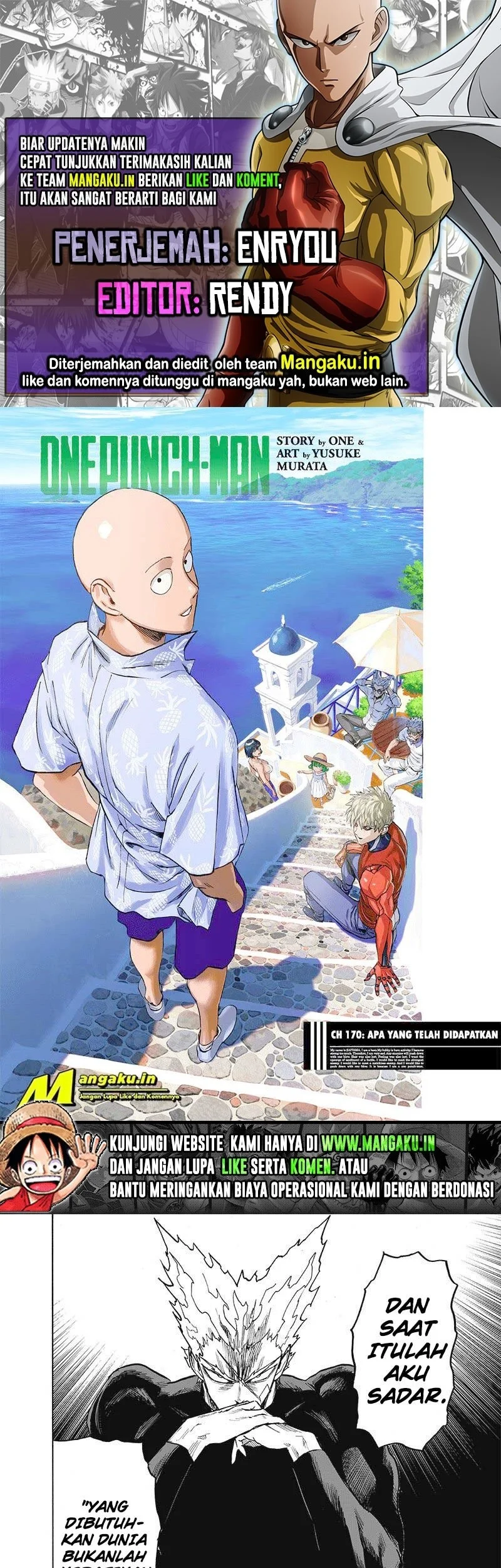 Komik One Punch Man Chapter 218 gambar 1