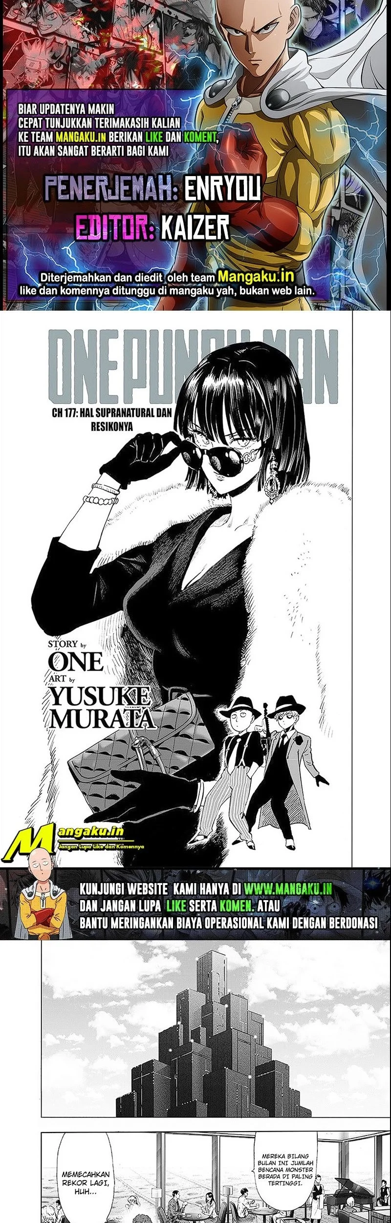 Komik One Punch Man Chapter 225 gambar 1