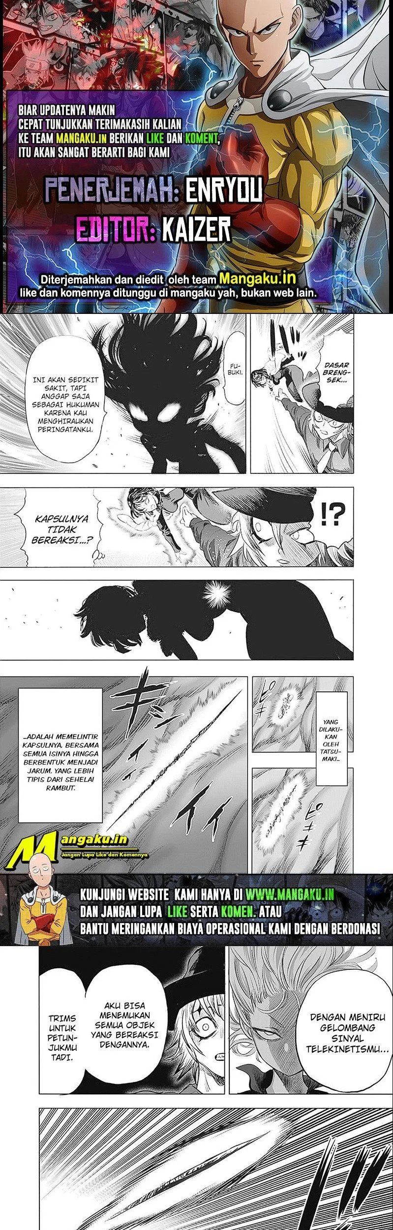 One Punch Man Chapter 225 Gambar 12