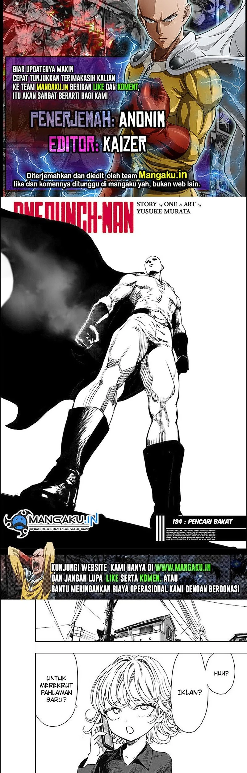 Komik One Punch Man Chapter 232 gambar 1