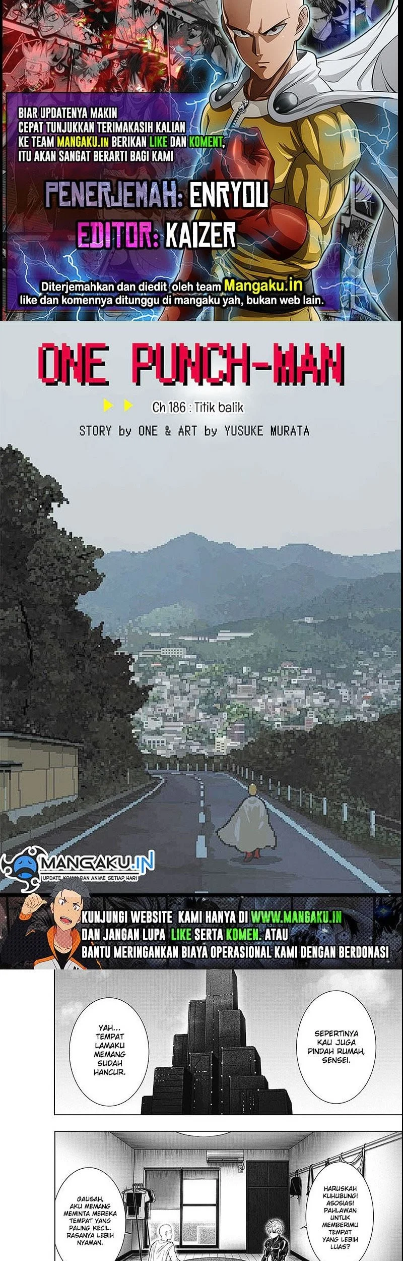 Komik One Punch Man Chapter 234 gambar 1