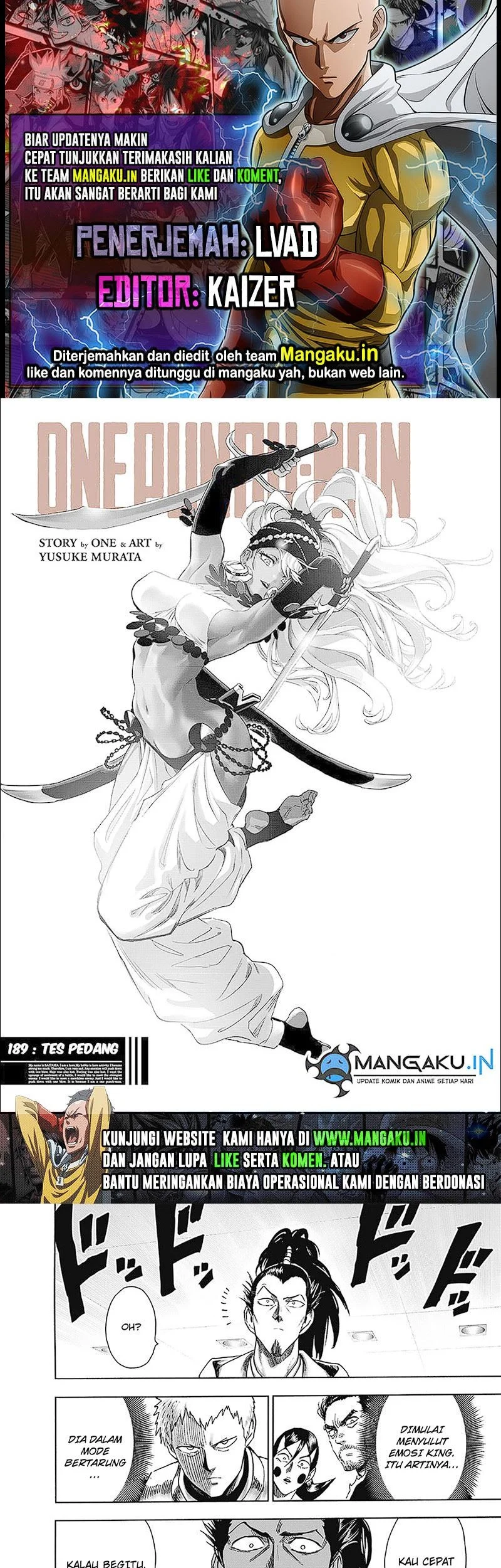 Komik One Punch Man Chapter 237 gambar 1