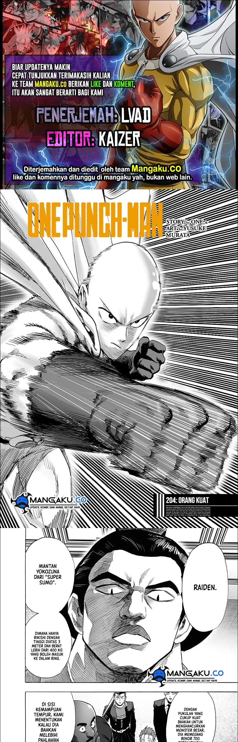 Komik One Punch Man Chapter 254 gambar 1