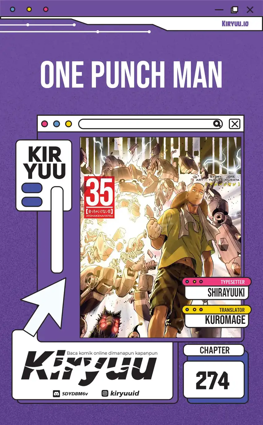 Komik One Punch Man Chapter 281 gambar 1