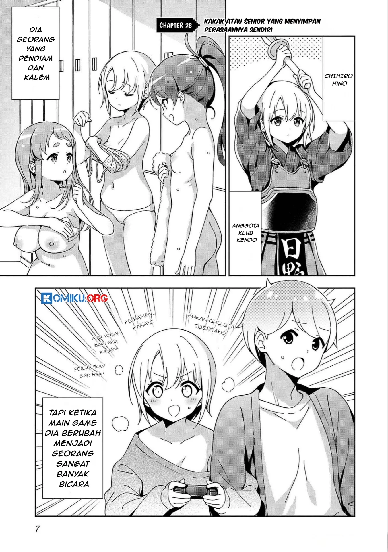 Baca Manga Onee-chan wa Game o Suruto Hito ga Kawaru Onee-chan Chapter 28 Gambar 2
