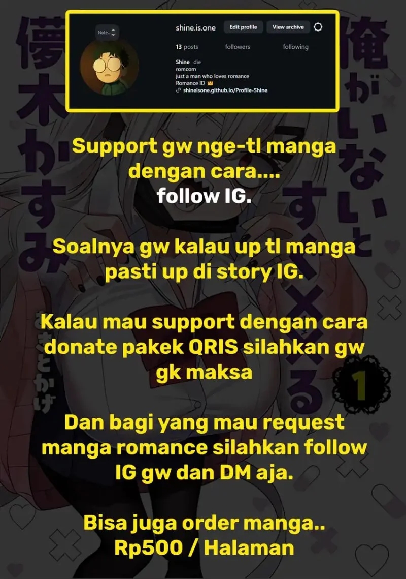 Ore ga Inai to Sugu Chomeru Hakanagi Kasumi Chapter 13 Gambar 21