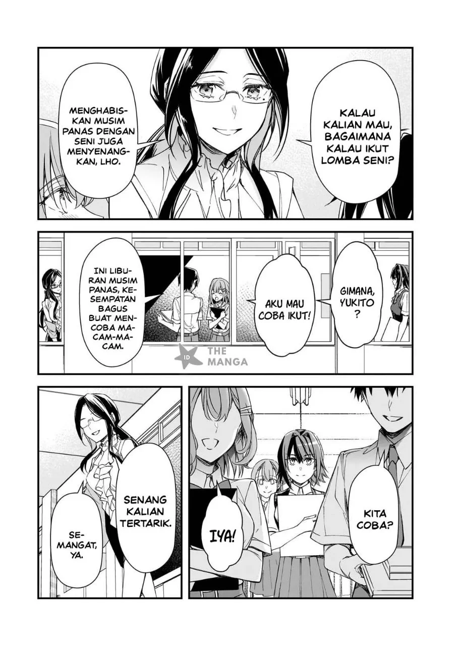 Ore ni Trauma wo Ataeta Joshi-tachi ga Chirachira Mitekuru kedo, Zannen desu ga Teokure desu Chapter 34 Gambar 25