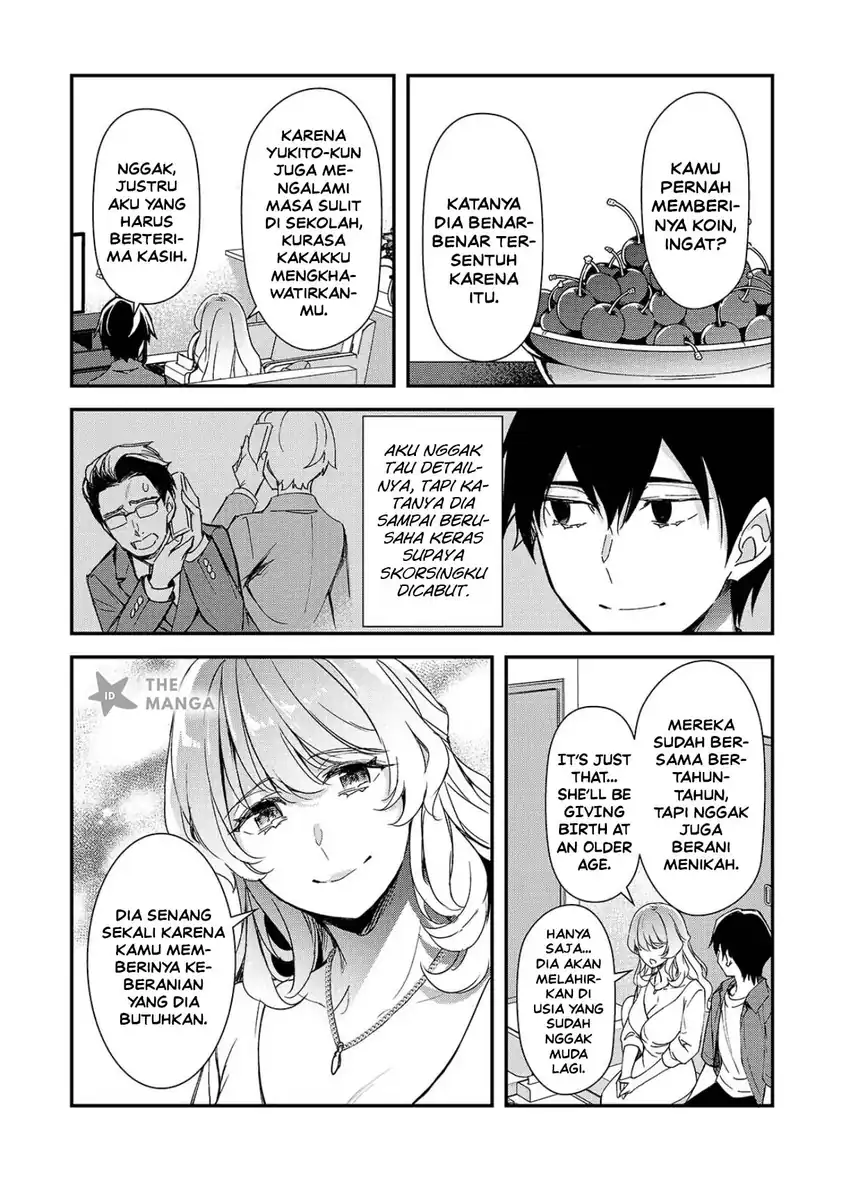 Ore ni Trauma wo Ataeta Joshi-tachi ga Chirachira Mitekuru kedo, Zannen desu ga Teokure desu Chapter 35.1 Gambar 15