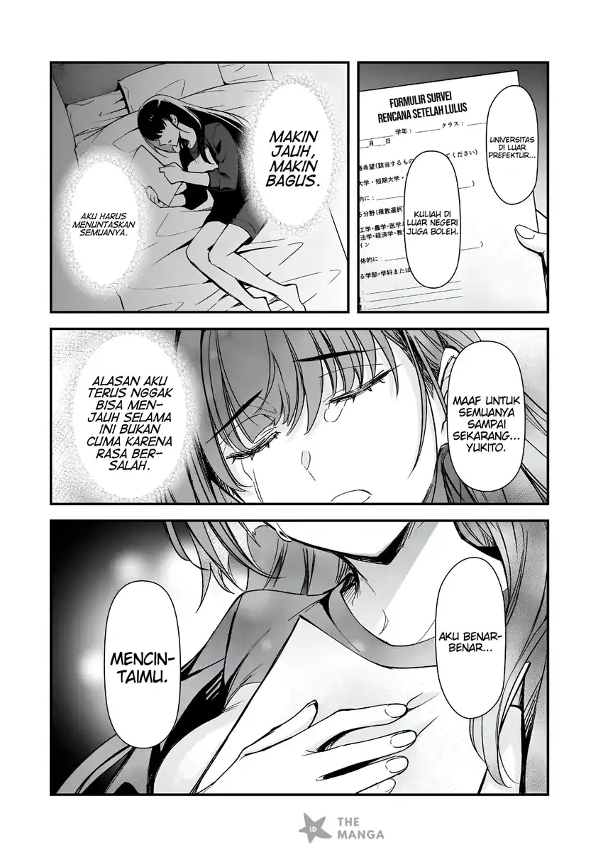 Ore ni Trauma wo Ataeta Joshi-tachi ga Chirachira Mitekuru kedo, Zannen desu ga Teokure desu Chapter 35.3 Gambar 13