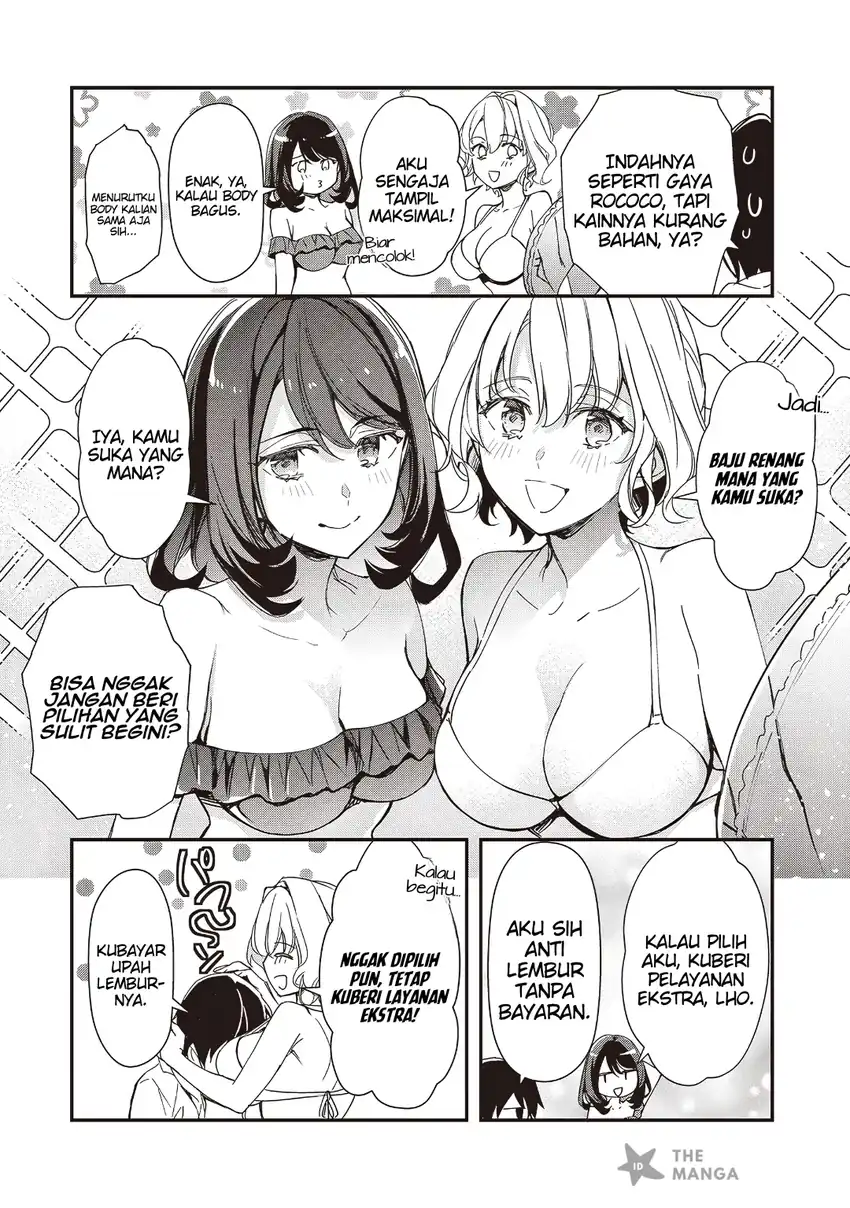 Ore ni Trauma wo Ataeta Joshi-tachi ga Chirachira Mitekuru kedo, Zannen desu ga Teokure desu Chapter 36.1 Gambar 11