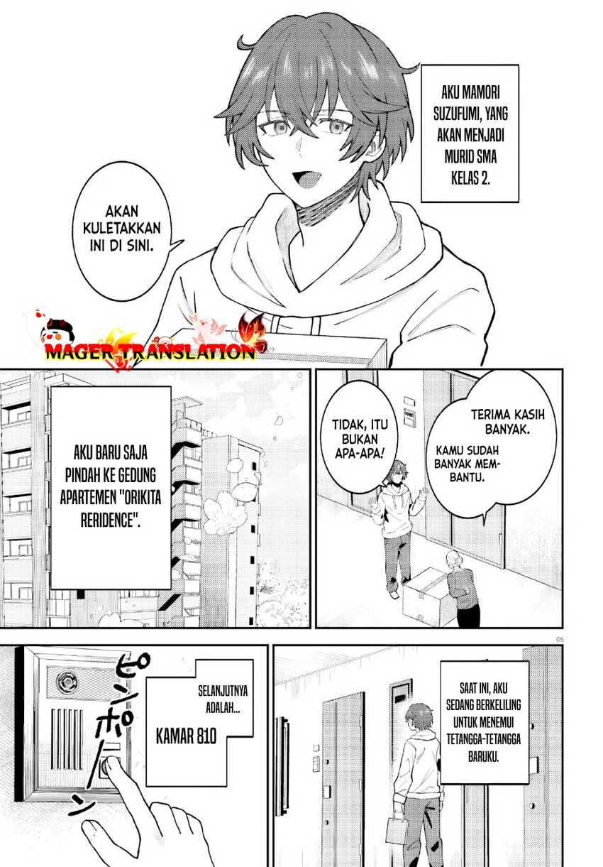 Ore no Haitoku Meshi o Onedari Sezu ni Irarenai, Otonari no Top Idol-sama Chapter 1.1 Gambar 5