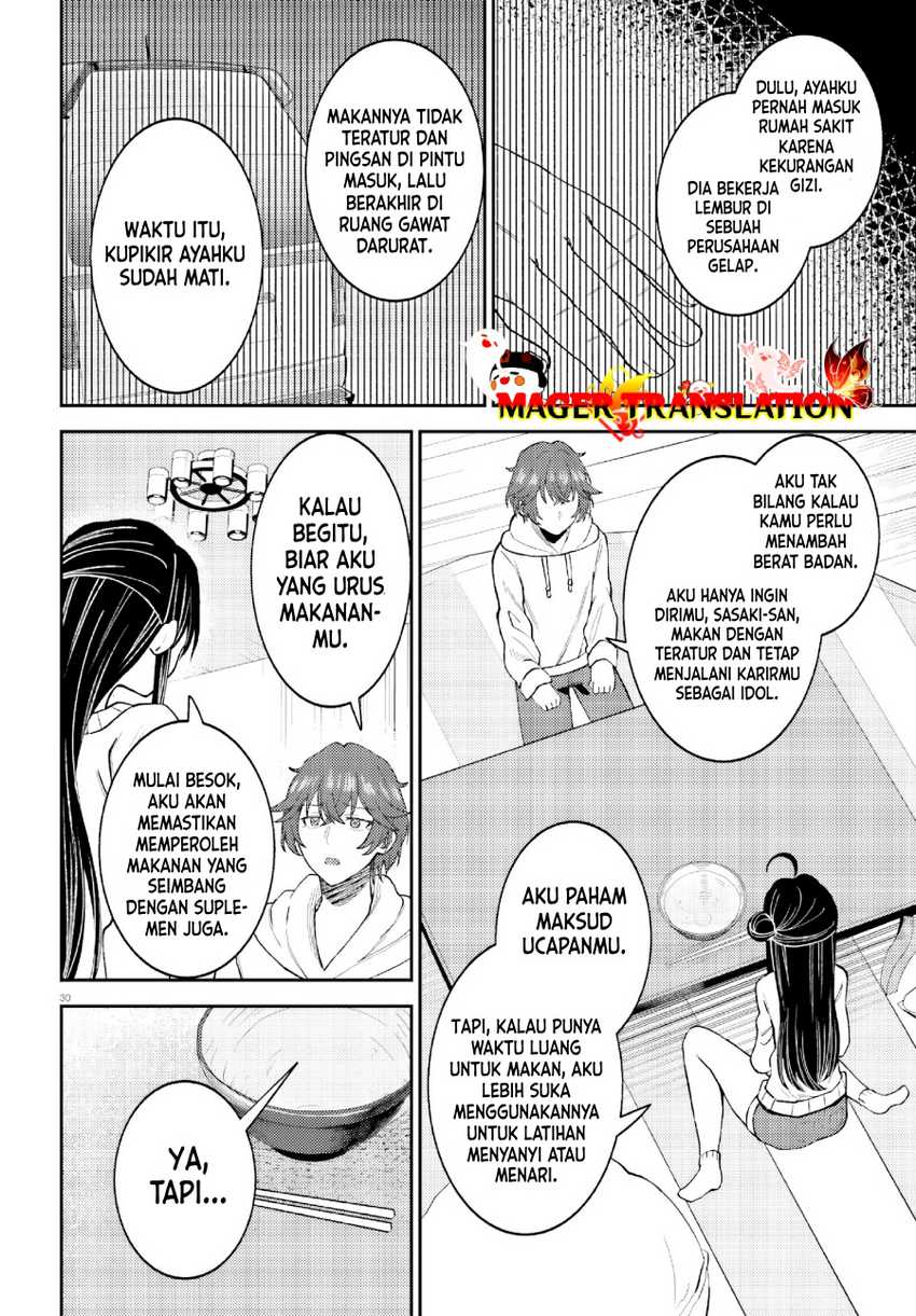 Ore no Haitoku Meshi o Onedari Sezu ni Irarenai, Otonari no Top Idol-sama Chapter 1.3 Gambar 8