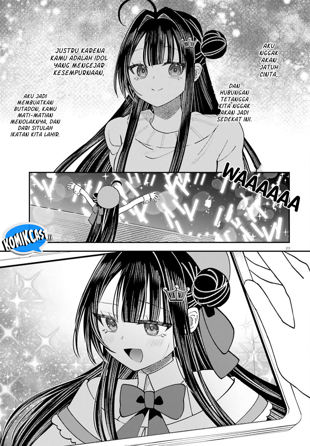 Ore no Haitoku Meshi o Onedari Sezu ni Irarenai, Otonari no Top Idol-sama Chapter 10 Gambar 23