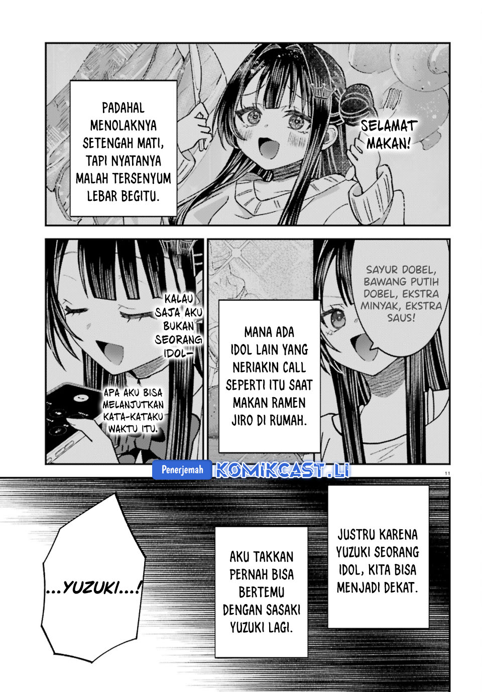 Ore no Haitoku Meshi o Onedari Sezu ni Irarenai, Otonari no Top Idol-sama Chapter 12 Gambar 11