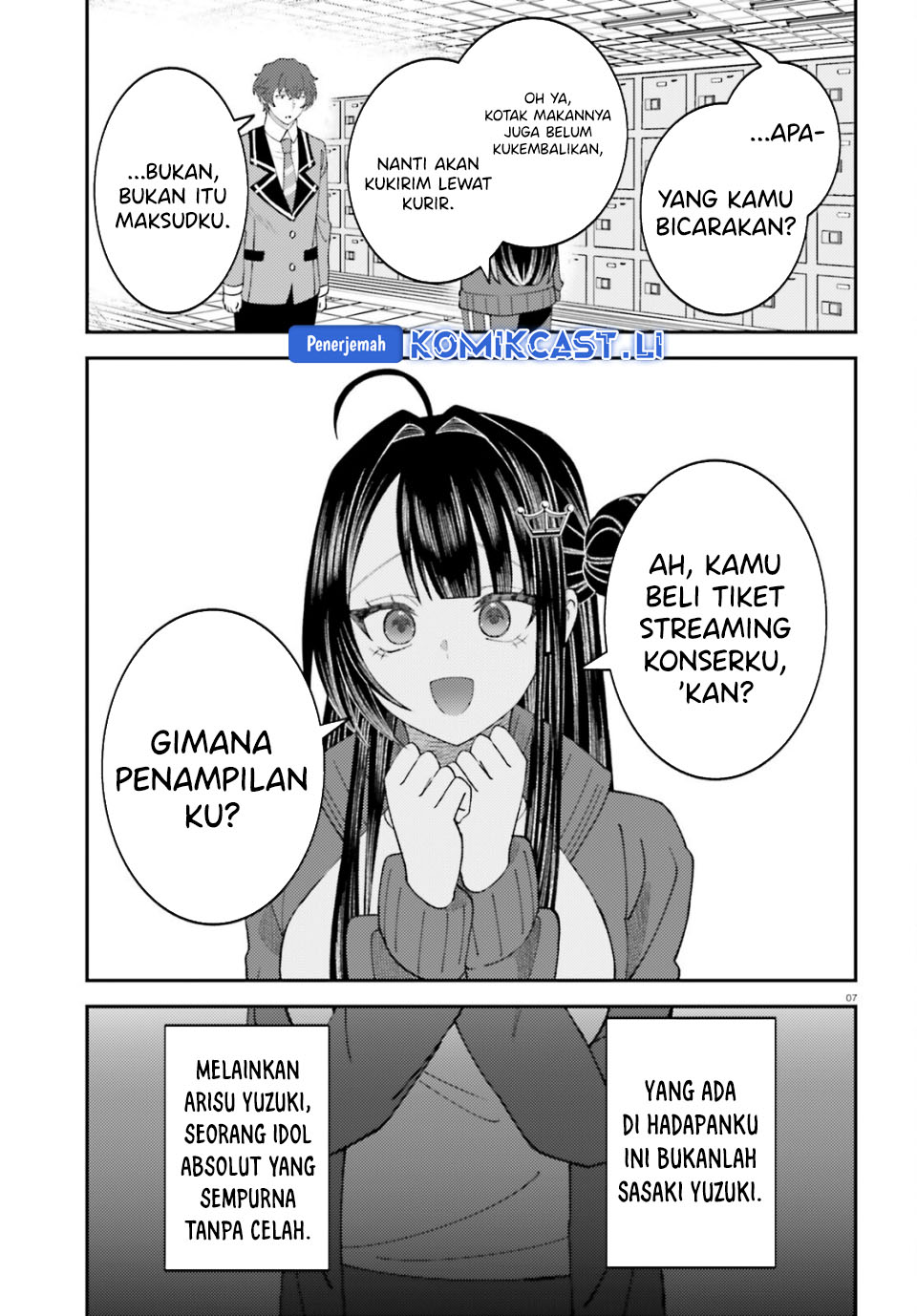 Ore no Haitoku Meshi o Onedari Sezu ni Irarenai, Otonari no Top Idol-sama Chapter 12 Gambar 7