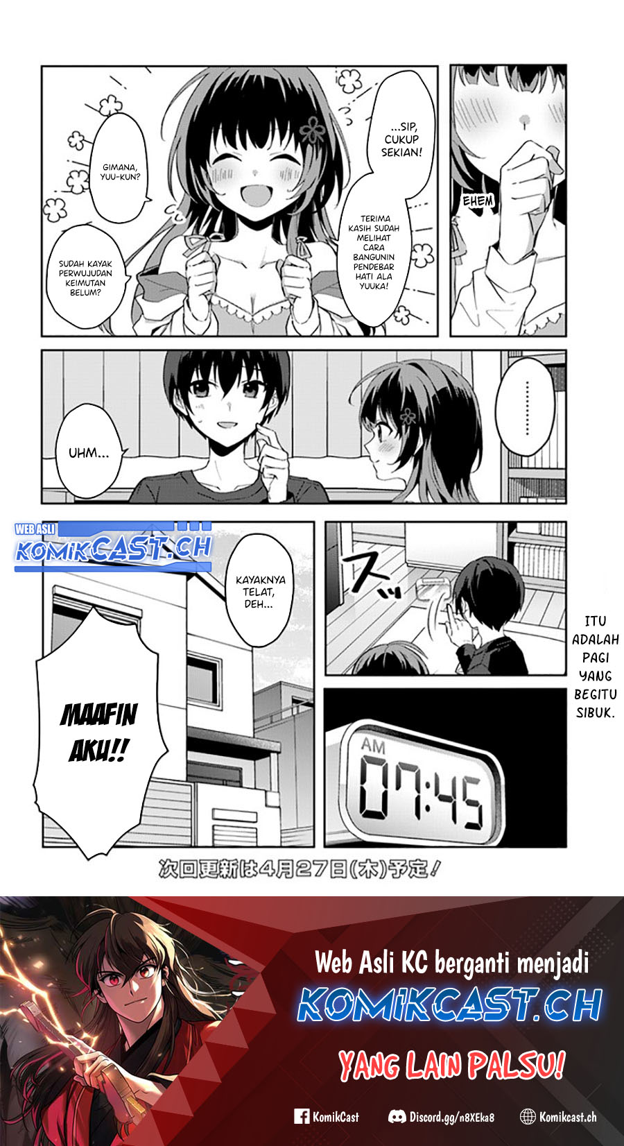 Ore no Iinazuke ni Natta Jimiko, Ie de wa Kawaii Shika Nai! Chapter 11.5 Gambar 9