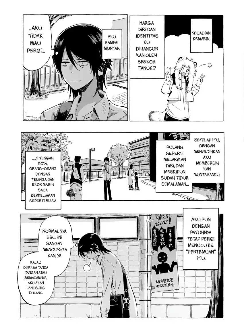 Ore no Kasu Mitaina Jinsei wa Zenbu Tanuki no sei Chapter 2.1 Gambar 3