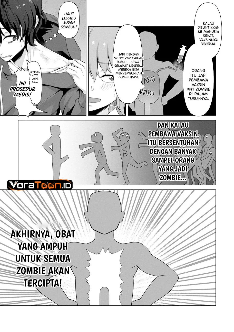 Ore no Vaccine dake ga Zombie shita Sekai wo Sukueru Chapter 1 Gambar 48