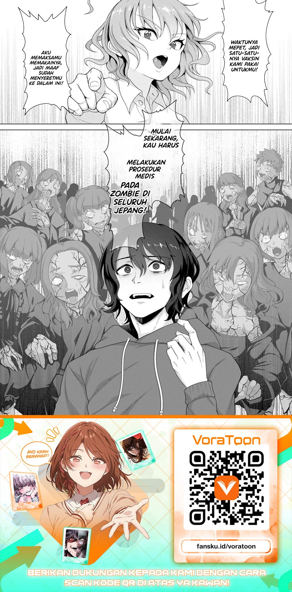 Ore no Vaccine dake ga Zombie shita Sekai wo Sukueru Chapter 1 Gambar 49