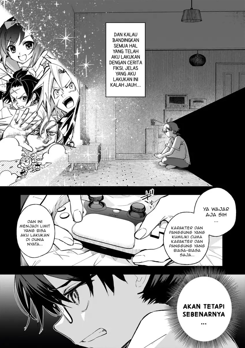 Ore wa Gakuen Zunou Battle no Ensyutsuka!: Jishou Mob ga Kage kara Egaku Saikyou Shujinkou Musou Scenario Chapter 1 Gambar 16