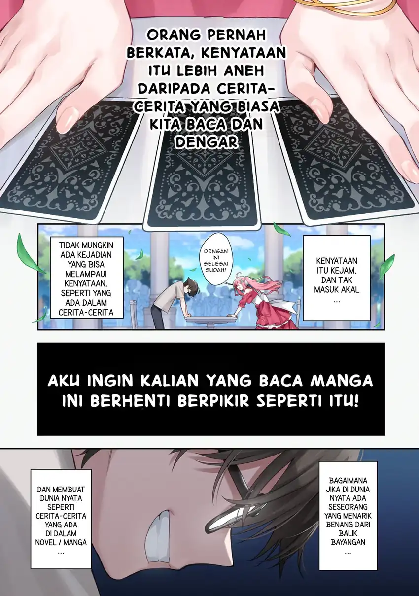 Manga Ore wa Gakuen Zunou Battle no Ensyutsuka!: Jishou Mob ga Kage kara Egaku Saikyou Shujinkou Musou Scenario Chapter 1 gambar 2