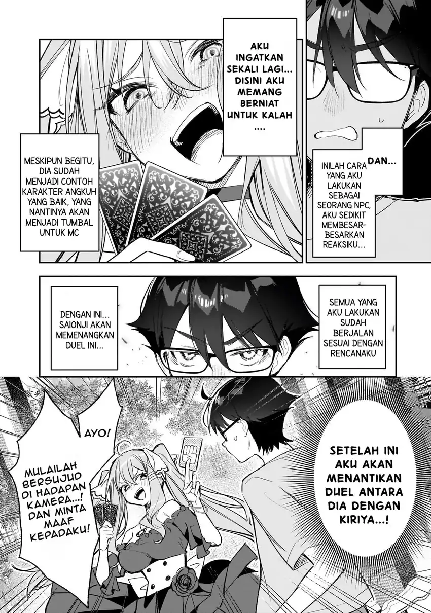 Ore wa Gakuen Zunou Battle no Ensyutsuka!: Jishou Mob ga Kage kara Egaku Saikyou Shujinkou Musou Scenario Chapter 2.2 Gambar 10