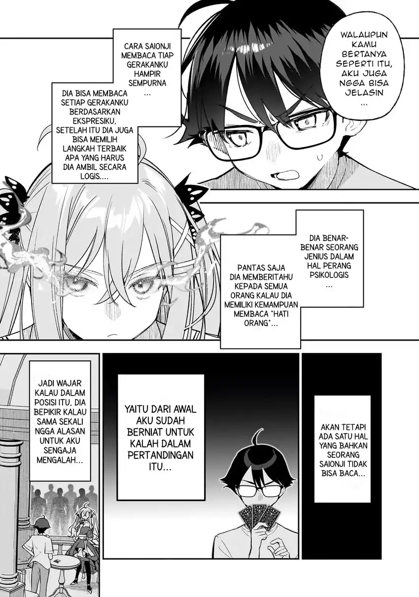 Ore wa Gakuen Zunou Battle no Ensyutsuka!: Jishou Mob ga Kage kara Egaku Saikyou Shujinkou Musou Scenario Chapter 3.1 Gambar 11