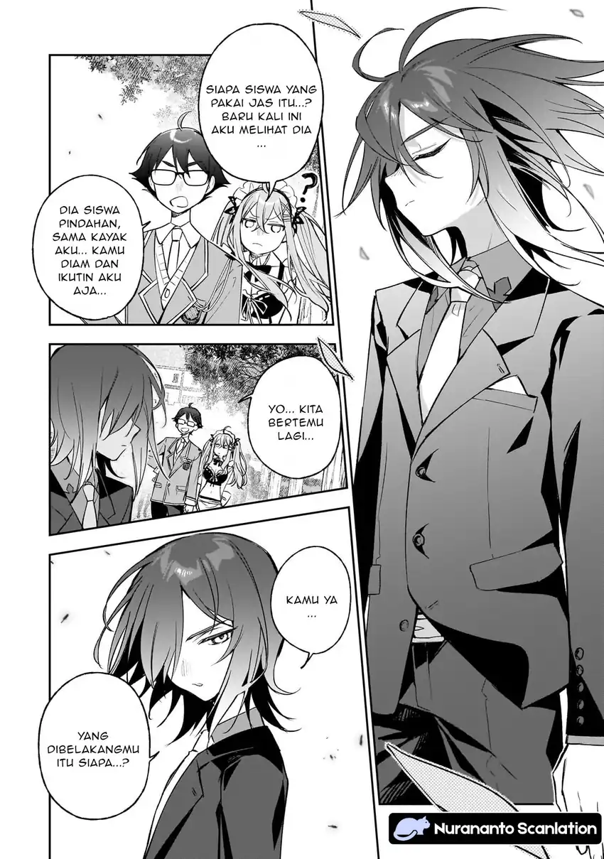 Ore wa Gakuen Zunou Battle no Ensyutsuka!: Jishou Mob ga Kage kara Egaku Saikyou Shujinkou Musou Scenario Chapter 3.2 Gambar 6