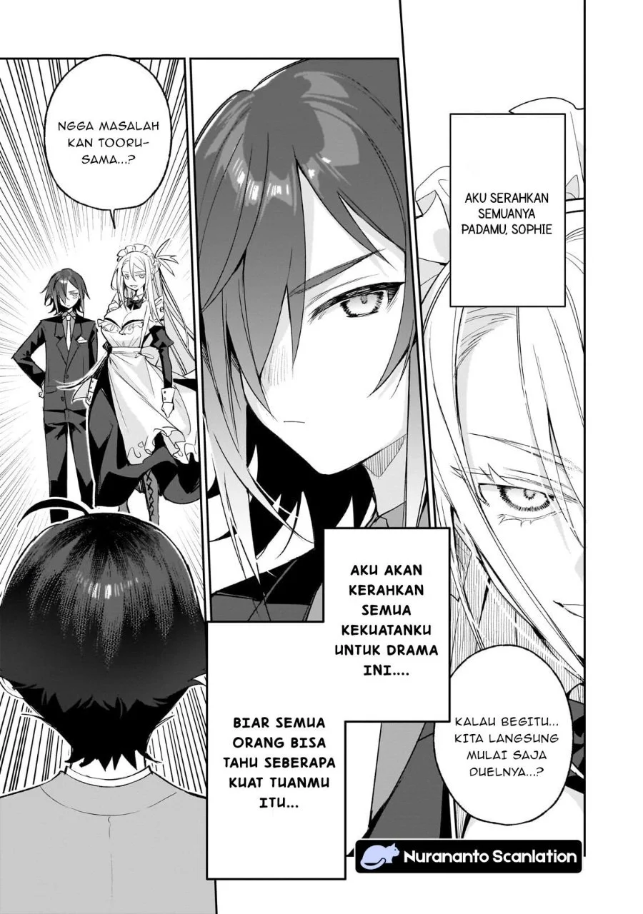 Ore wa Gakuen Zunou Battle no Ensyutsuka!: Jishou Mob ga Kage kara Egaku Saikyou Shujinkou Musou Scenario Chapter 4.2 Gambar 10