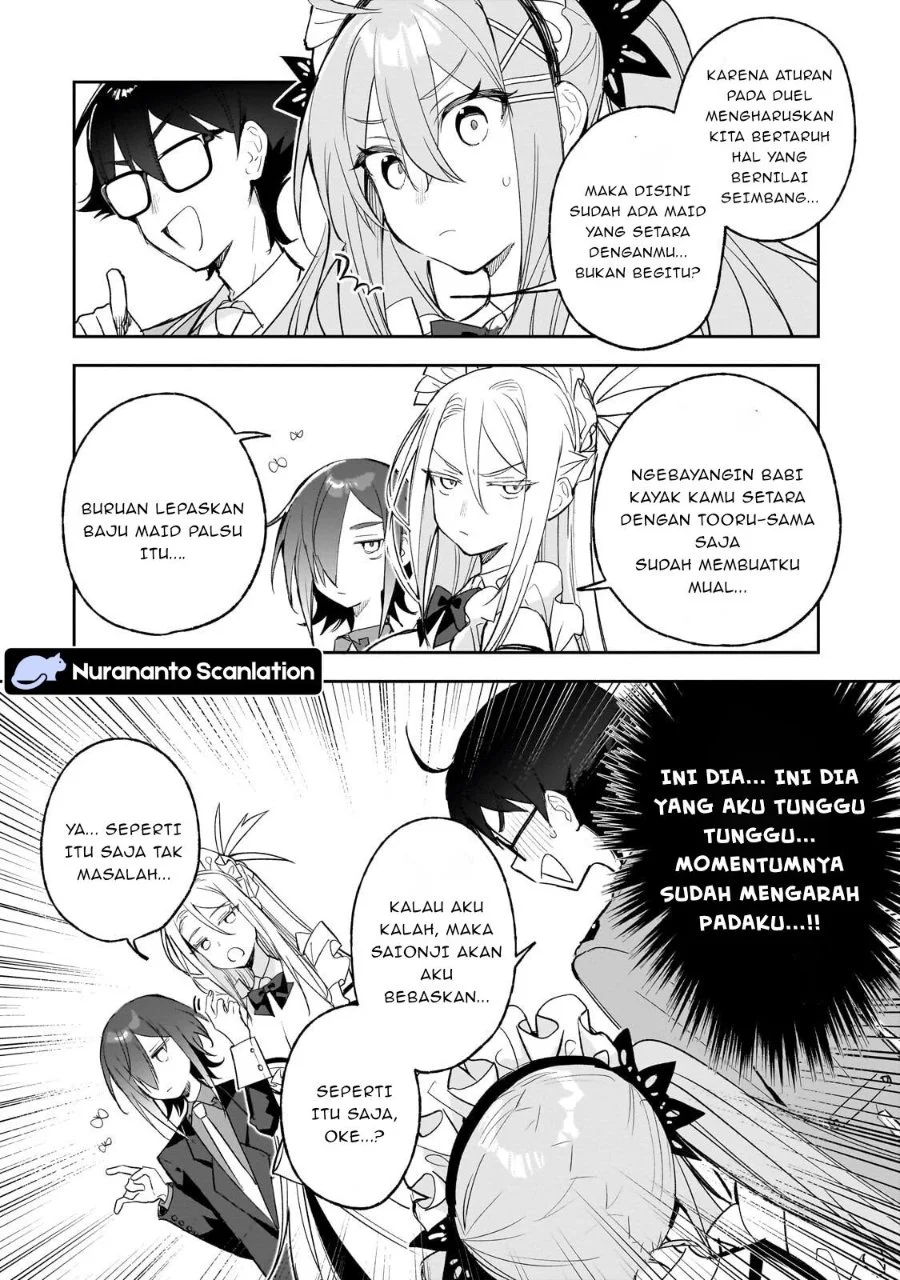 Ore wa Gakuen Zunou Battle no Ensyutsuka!: Jishou Mob ga Kage kara Egaku Saikyou Shujinkou Musou Scenario Chapter 4.2 Gambar 8