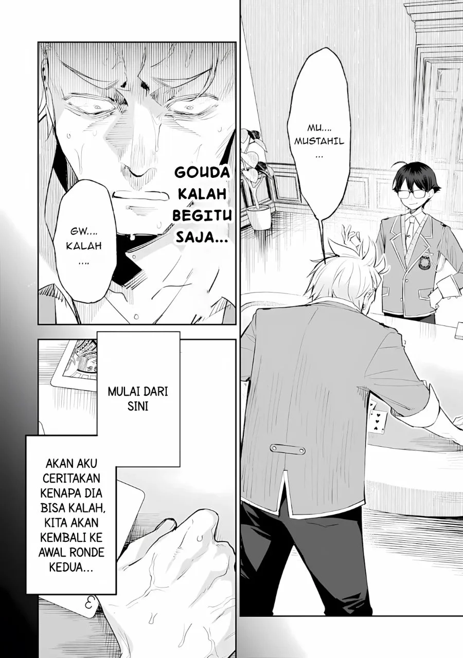 Manga Ore wa Gakuen Zunou Battle no Ensyutsuka!: Jishou Mob ga Kage kara Egaku Saikyou Shujinkou Musou Scenario Chapter 6 gambar 2