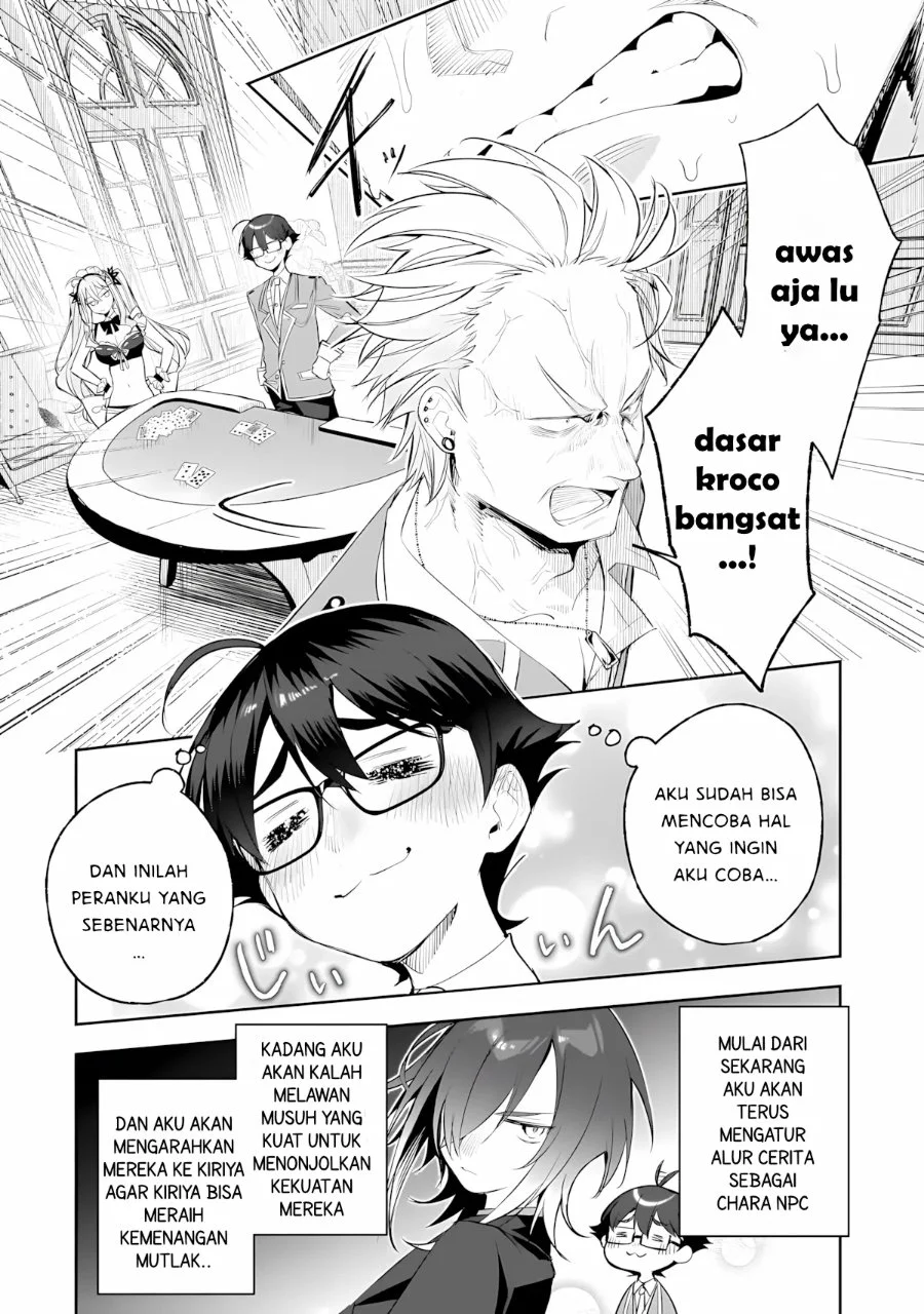 Ore wa Gakuen Zunou Battle no Ensyutsuka!: Jishou Mob ga Kage kara Egaku Saikyou Shujinkou Musou Scenario Chapter 6 Gambar 22
