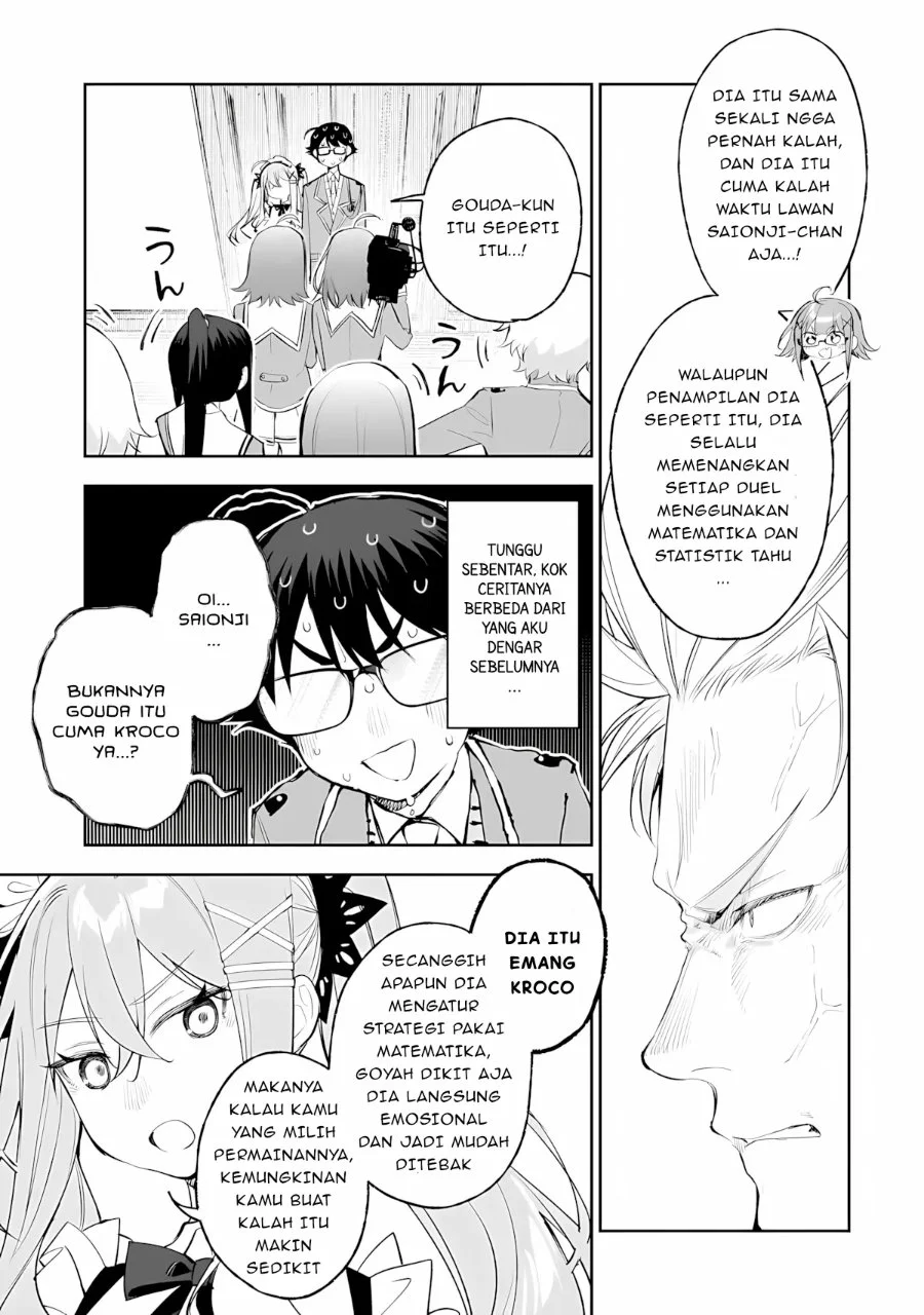 Ore wa Gakuen Zunou Battle no Ensyutsuka!: Jishou Mob ga Kage kara Egaku Saikyou Shujinkou Musou Scenario Chapter 6 Gambar 27