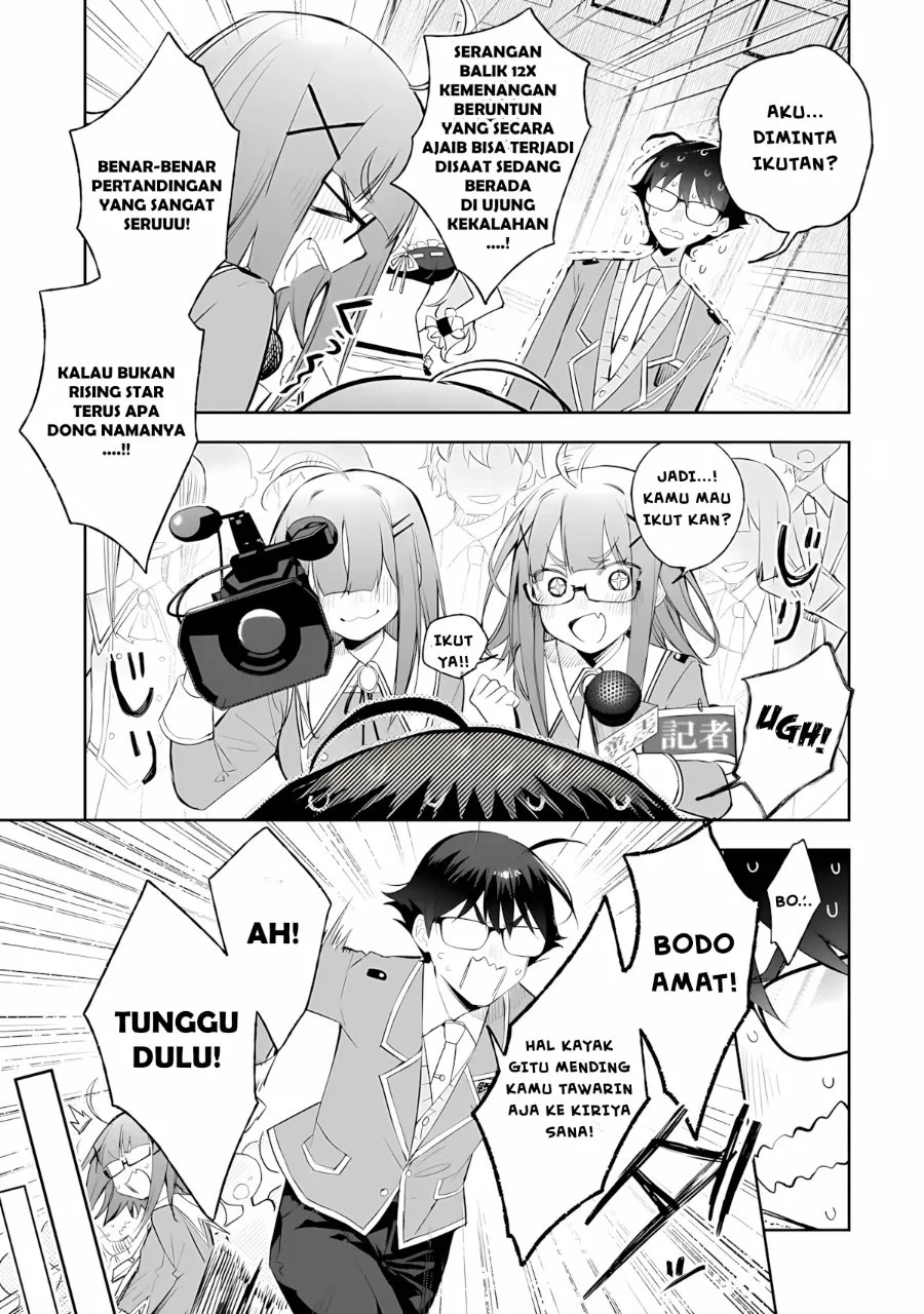 Ore wa Gakuen Zunou Battle no Ensyutsuka!: Jishou Mob ga Kage kara Egaku Saikyou Shujinkou Musou Scenario Chapter 6 Gambar 29