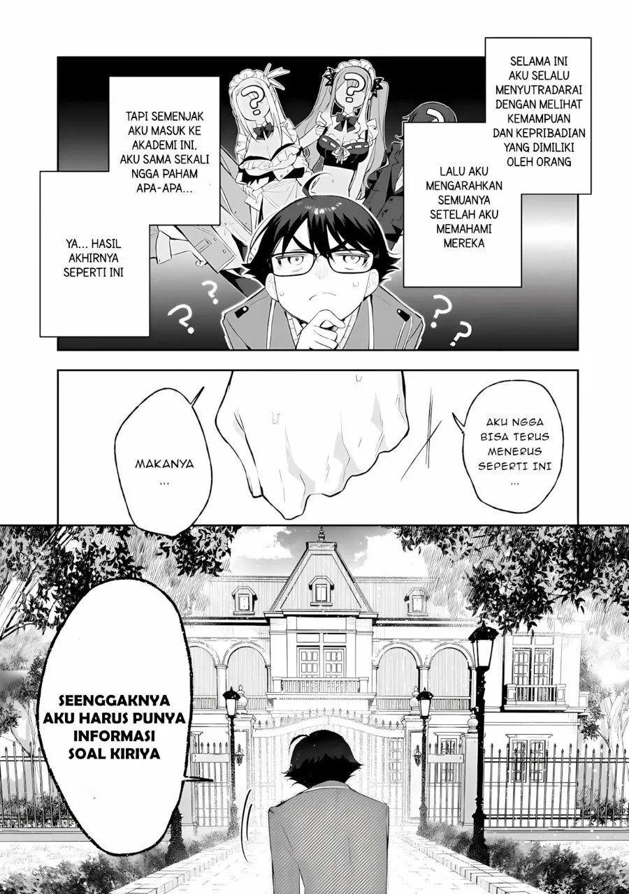 Ore wa Gakuen Zunou Battle no Ensyutsuka!: Jishou Mob ga Kage kara Egaku Saikyou Shujinkou Musou Scenario Chapter 6 Gambar 31