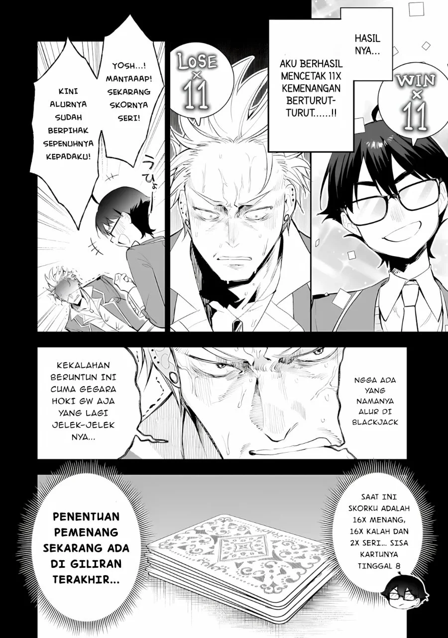 Ore wa Gakuen Zunou Battle no Ensyutsuka!: Jishou Mob ga Kage kara Egaku Saikyou Shujinkou Musou Scenario Chapter 6 Gambar 4