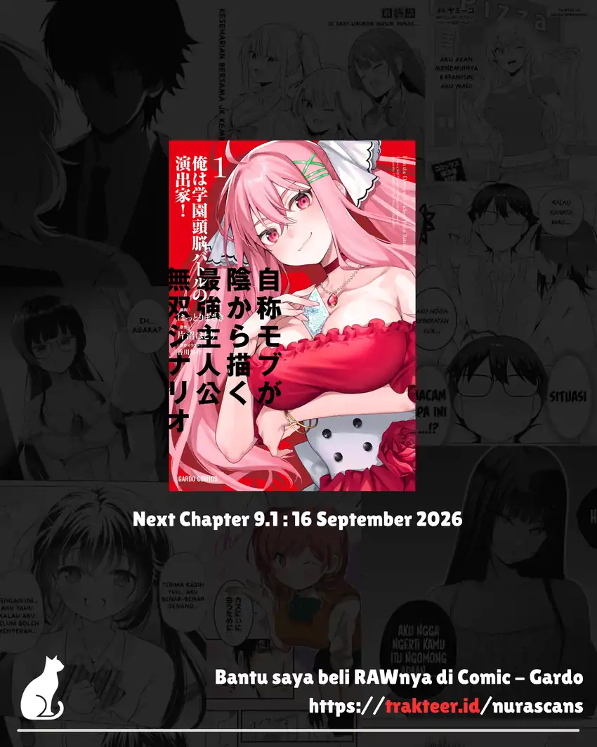 Ore wa Gakuen Zunou Battle no Ensyutsuka!: Jishou Mob ga Kage kara Egaku Saikyou Shujinkou Musou Scenario Chapter 8 Gambar 31