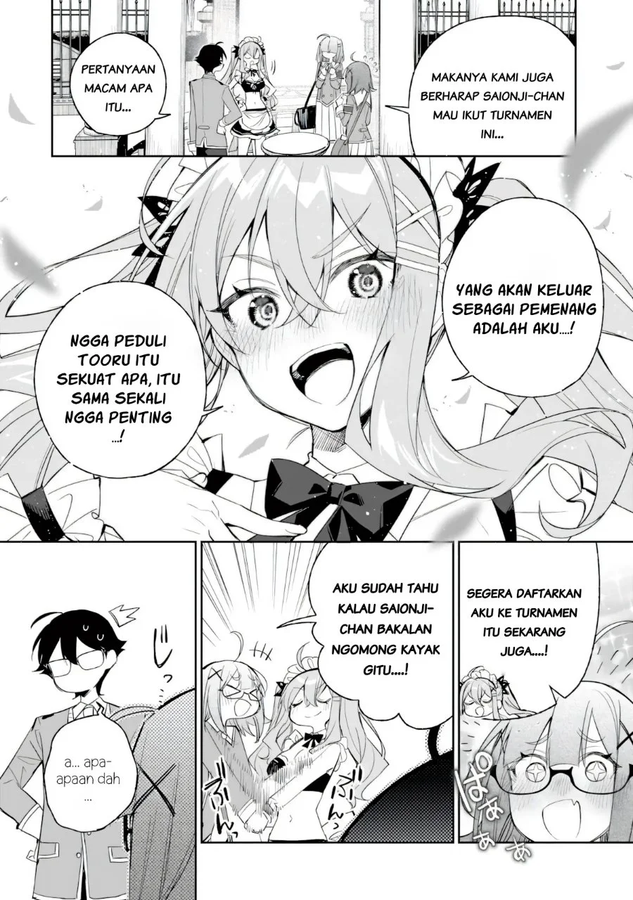 Ore wa Gakuen Zunou Battle no Ensyutsuka!: Jishou Mob ga Kage kara Egaku Saikyou Shujinkou Musou Scenario Chapter 9.1 Gambar 12