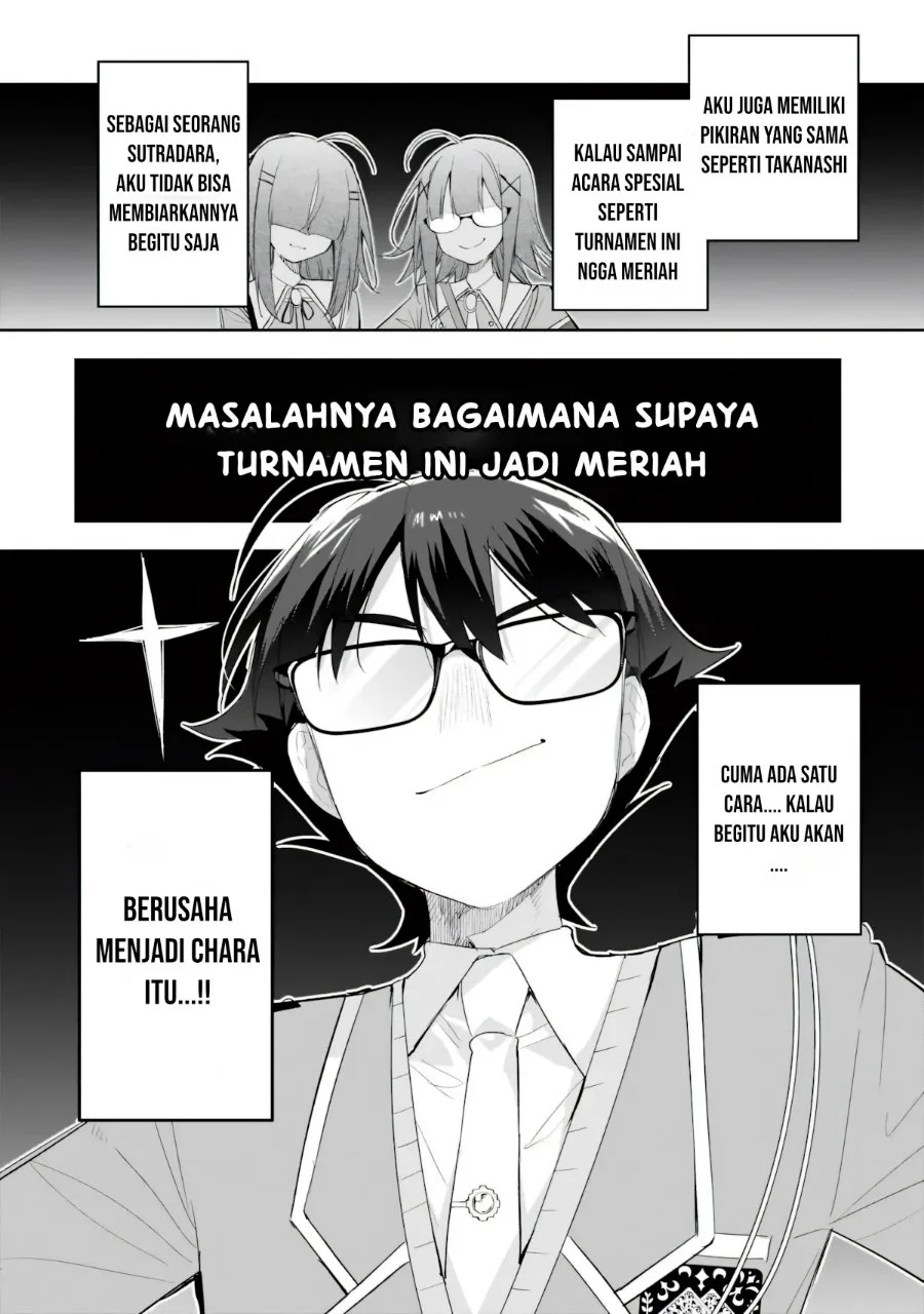 Ore wa Gakuen Zunou Battle no Ensyutsuka!: Jishou Mob ga Kage kara Egaku Saikyou Shujinkou Musou Scenario Chapter 9.1 Gambar 14