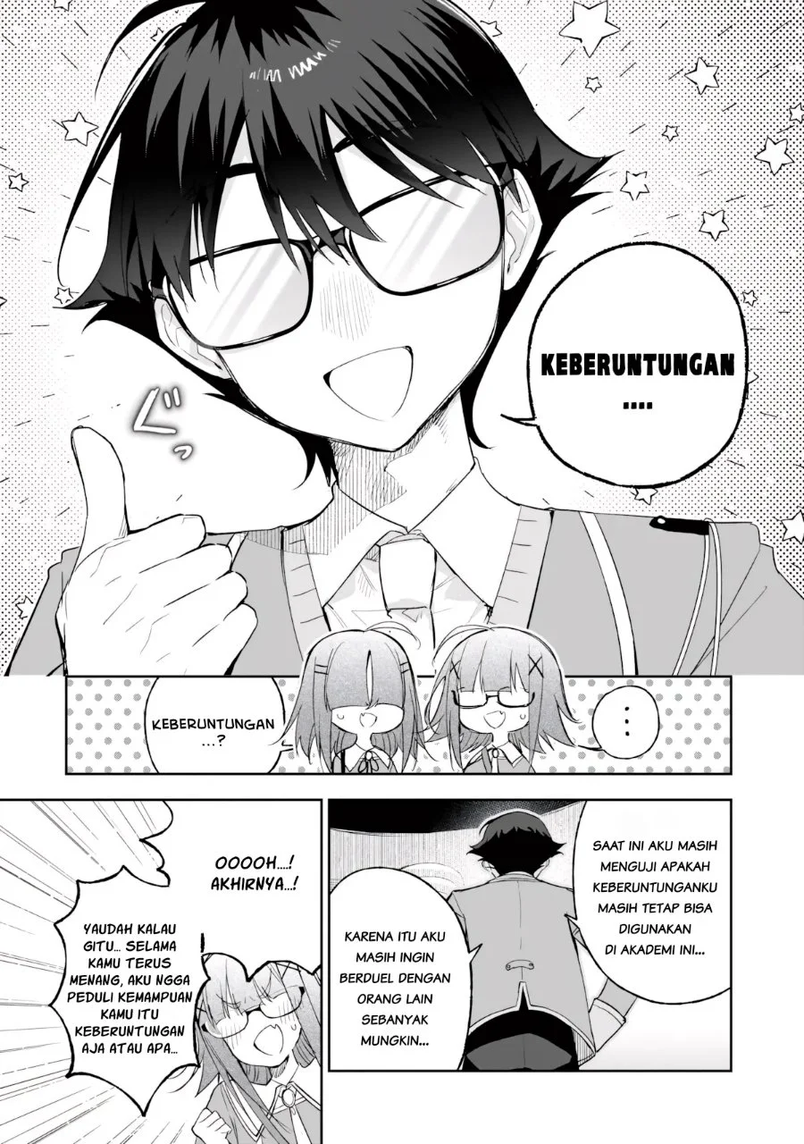 Komik Ore wa Gakuen Zunou Battle no Ensyutsuka!: Jishou Mob ga Kage kara Egaku Saikyou Shujinkou Musou Scenario Chapter 9.2 gambar 1