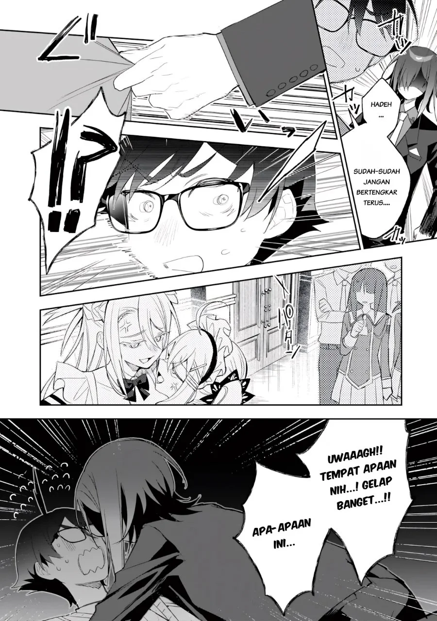 Ore wa Gakuen Zunou Battle no Ensyutsuka!: Jishou Mob ga Kage kara Egaku Saikyou Shujinkou Musou Scenario Chapter 9.2 Gambar 14