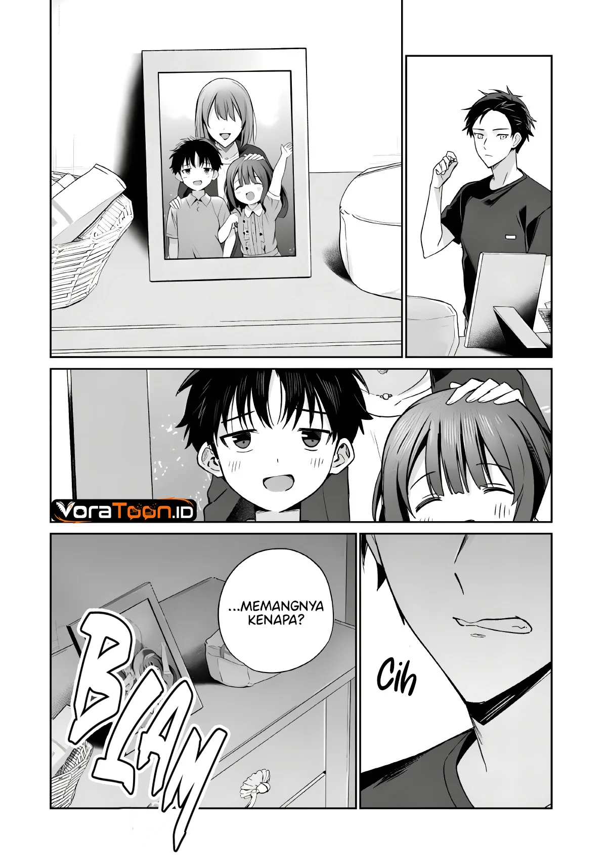 Ore wa Gimai ni Uso wo Tsuku ~Chi no Tsunaganai Imouto wo Ore ga Hikitoru Koto ni Shita~ Chapter 4.1 Gambar 13