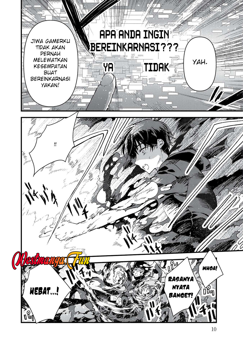 Ore, Yuusha janai desu kara. – VR Sekai no Chouten ni Kunrin Seshi Otoko. Tenseishi, Level 1 no Mushoku kara Restart suru Chapter 1 Gambar 12