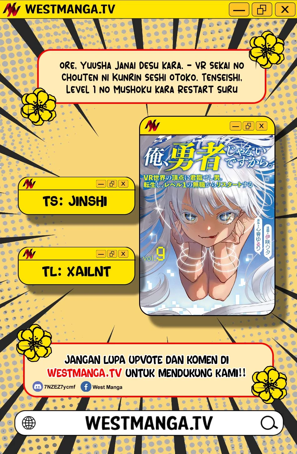 Ore, Yuusha janai desu kara. – VR Sekai no Chouten ni Kunrin Seshi Otoko. Tenseishi, Level 1 no Mushoku kara Restart suru Chapter 50 Gambar 3