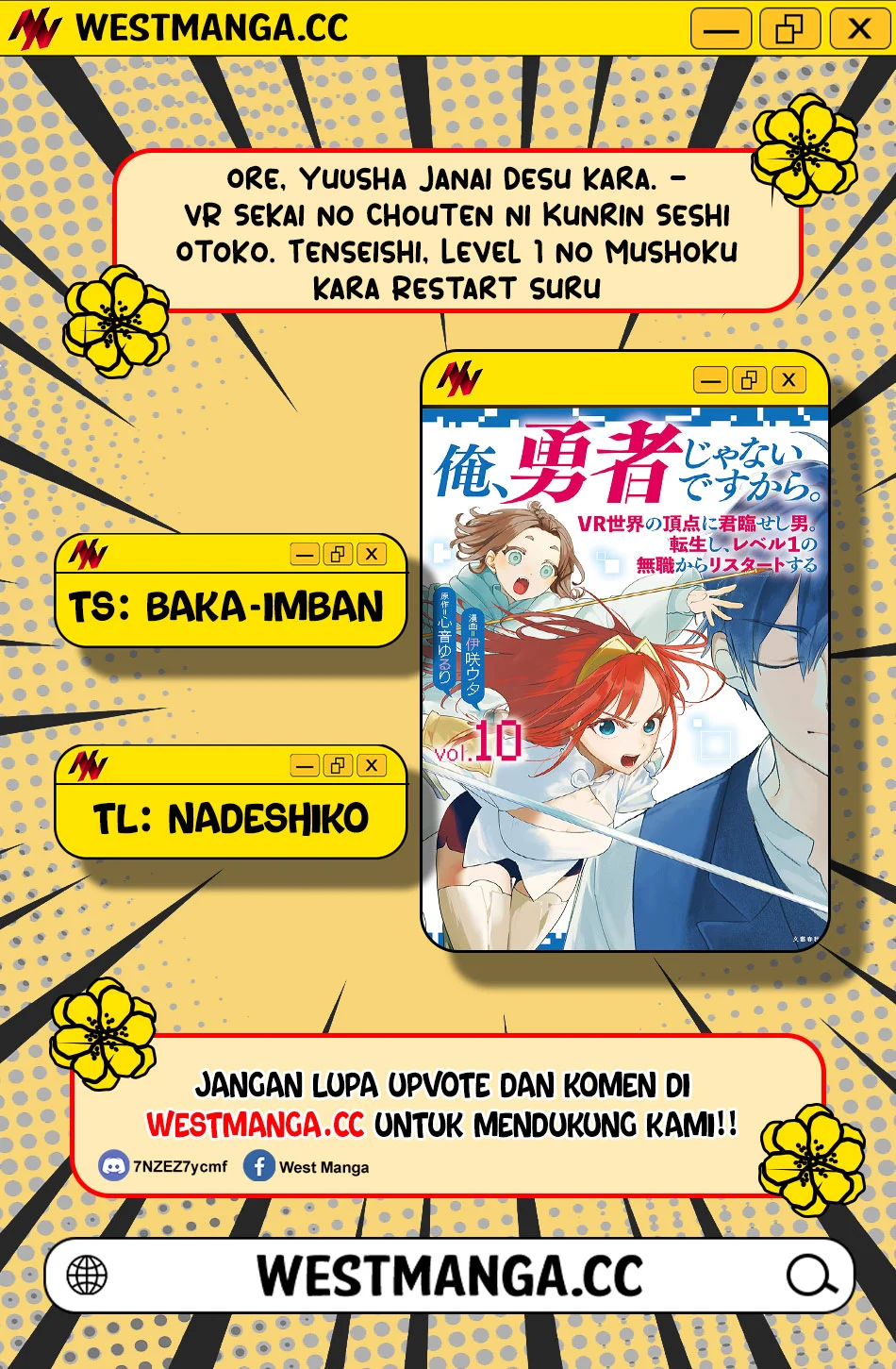 Ore, Yuusha janai desu kara. – VR Sekai no Chouten ni Kunrin Seshi Otoko. Tenseishi, Level 1 no Mushoku kara Restart suru Chapter 53 Gambar 3