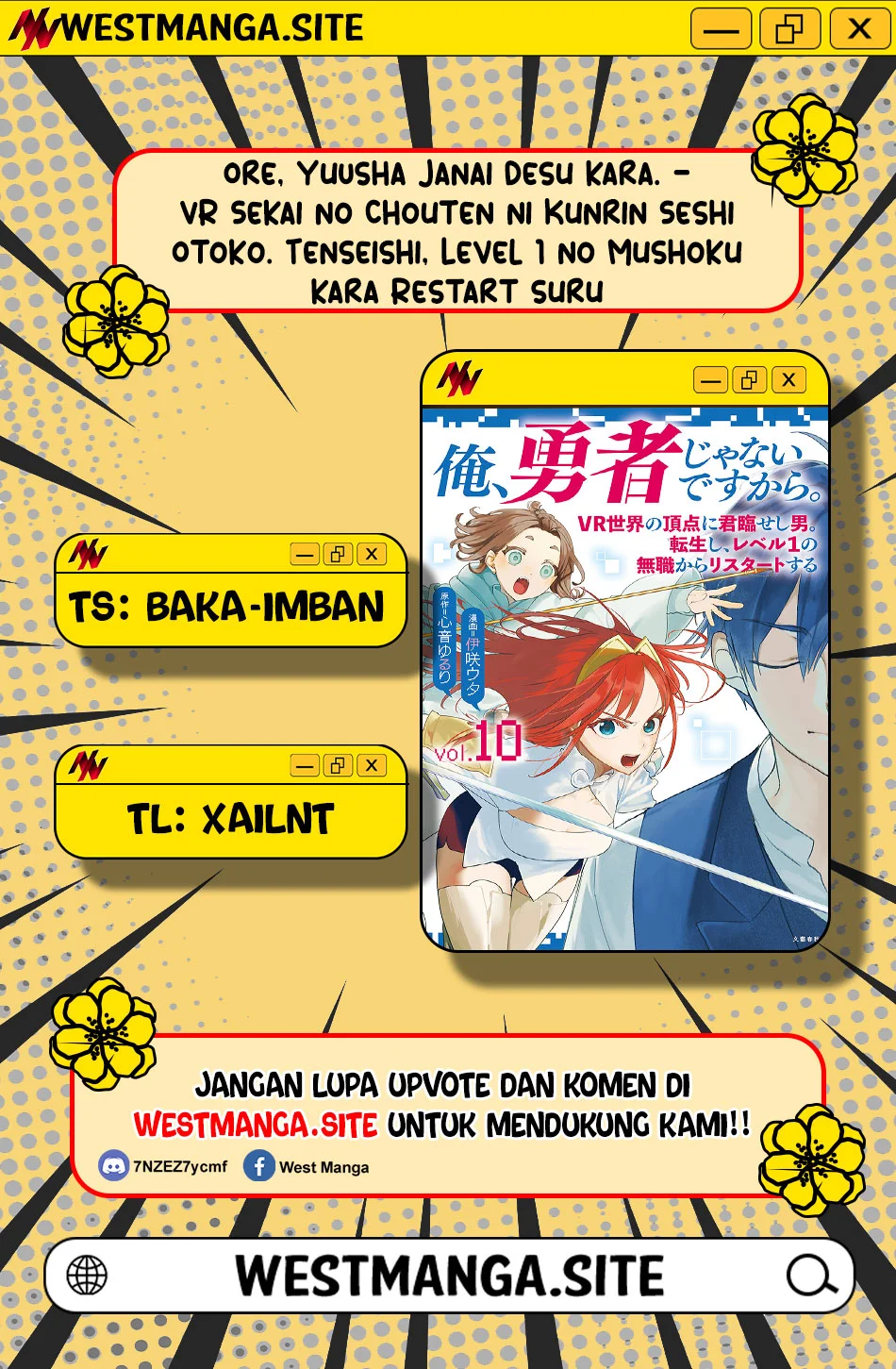 Ore, Yuusha janai desu kara. – VR Sekai no Chouten ni Kunrin Seshi Otoko. Tenseishi, Level 1 no Mushoku kara Restart suru Chapter 55 Gambar 4