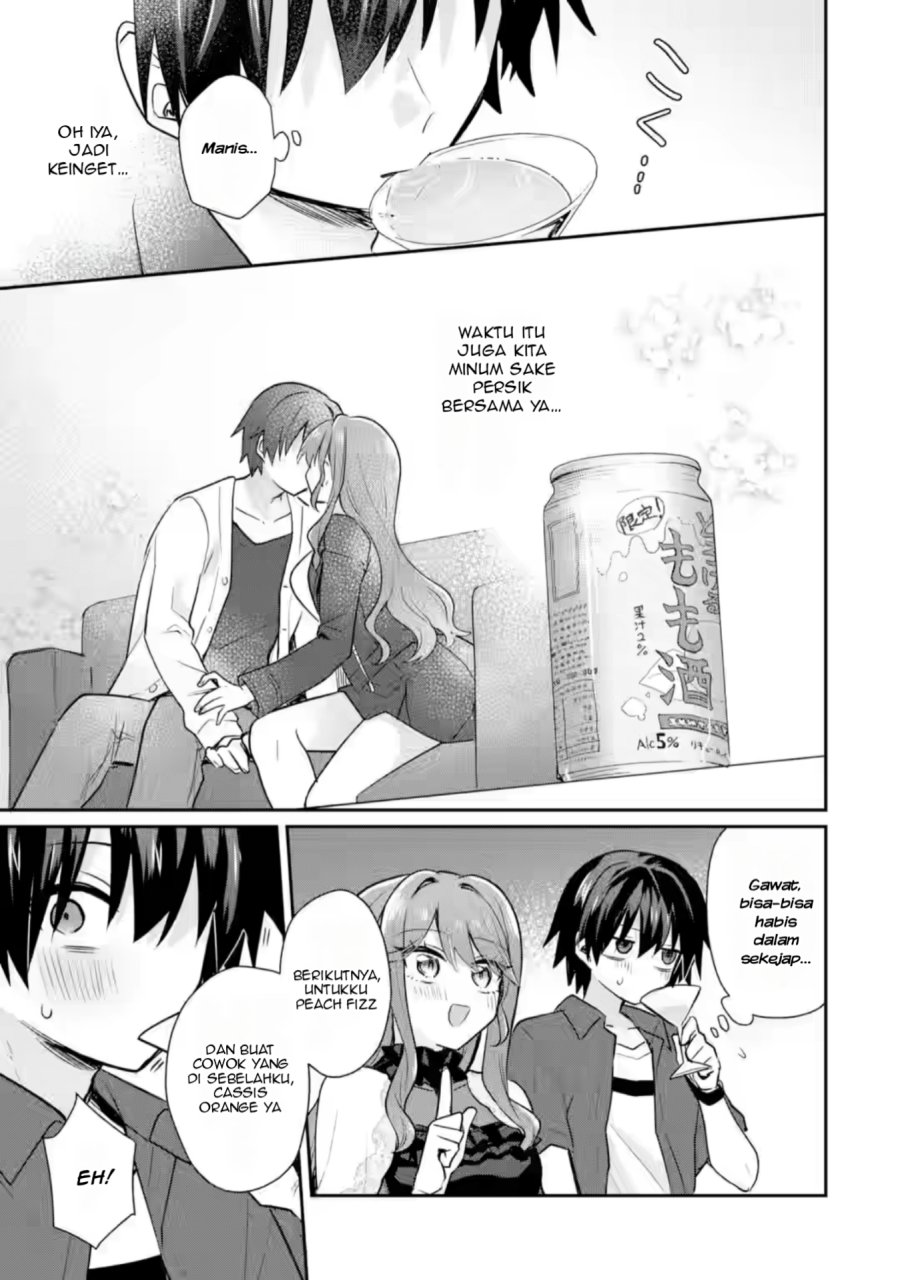Osake to Senpai Kanojo to no Amaama Doukyo Lovecome wa Nijuusai ni Natte kara Chapter 4 Gambar 14